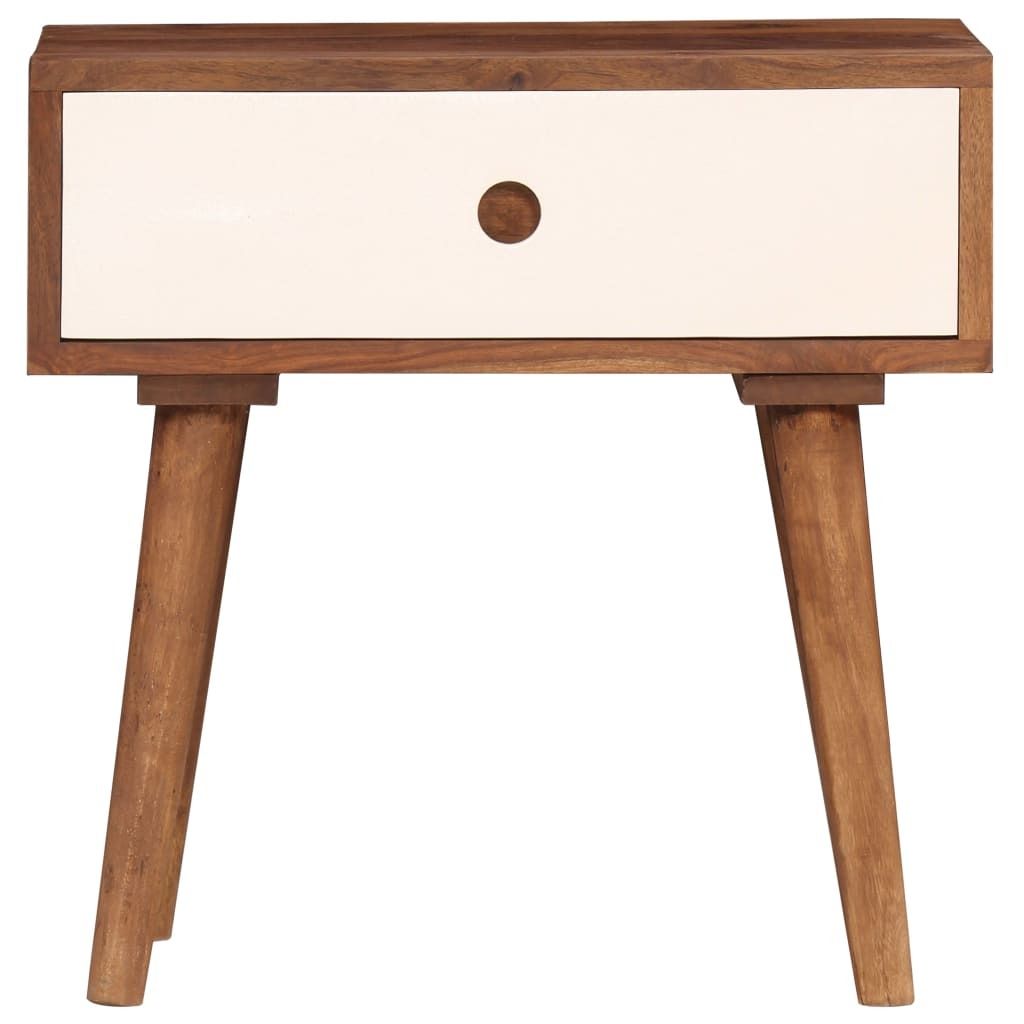 (Robust Möbel)Nachttisch für Schlafzimmer - elegantes Design - Nachtkommode - Massivholz Akazie 45x30x45cm - Nachttische & -schränke DEMöbe...