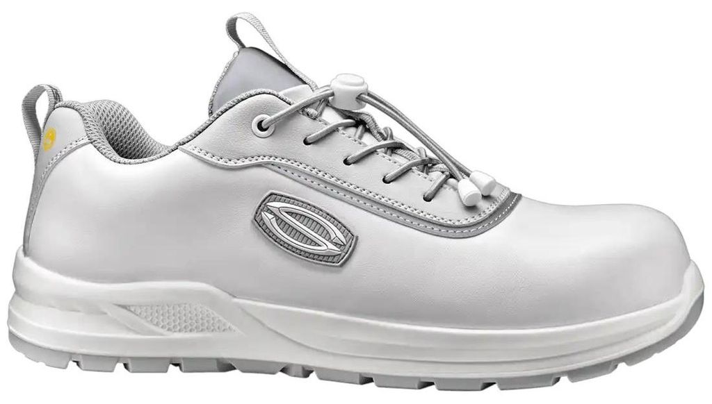 Sir Safety KISS Sicherheitshalbschuh S3S ESD mit Fiberglaskappe Weiß, 37, Weiß