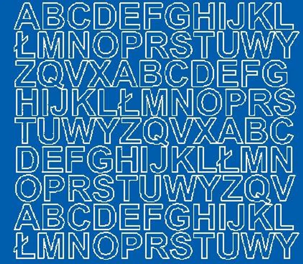 Adesivi con lettere autoadesivi, 2 cm, blu opaco