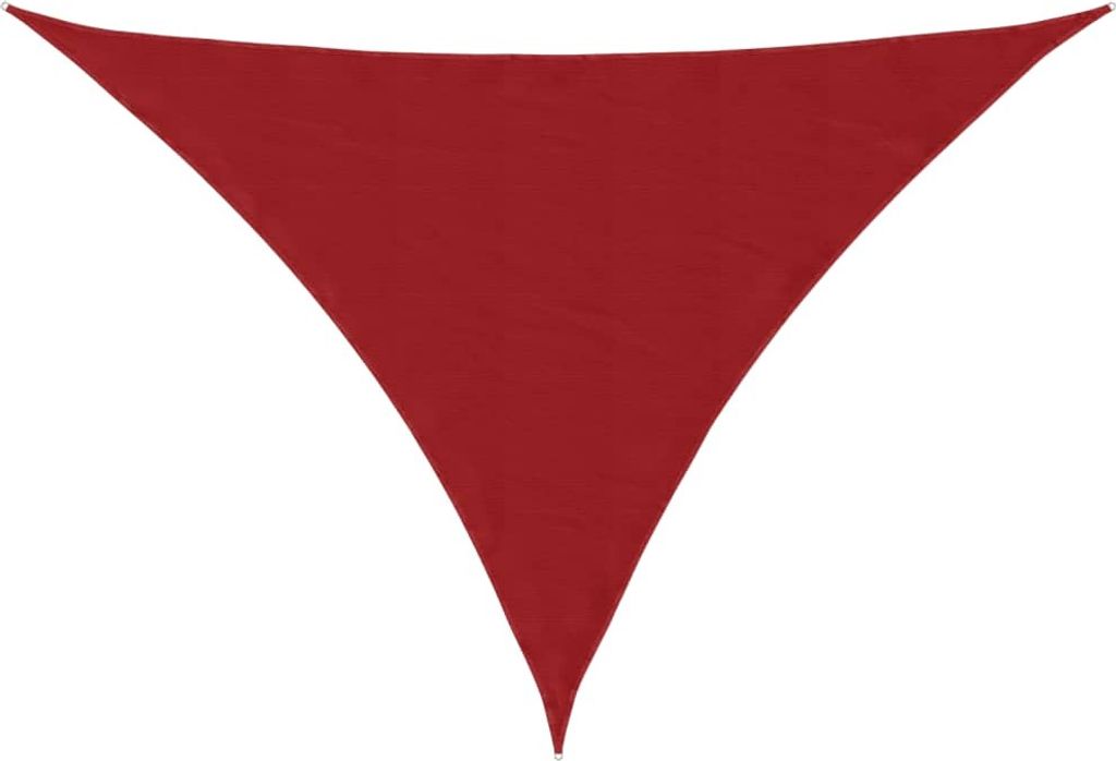 Sonnensegel Oxford-Gewebe Dreieckig 3x3x4,24 m Rot
