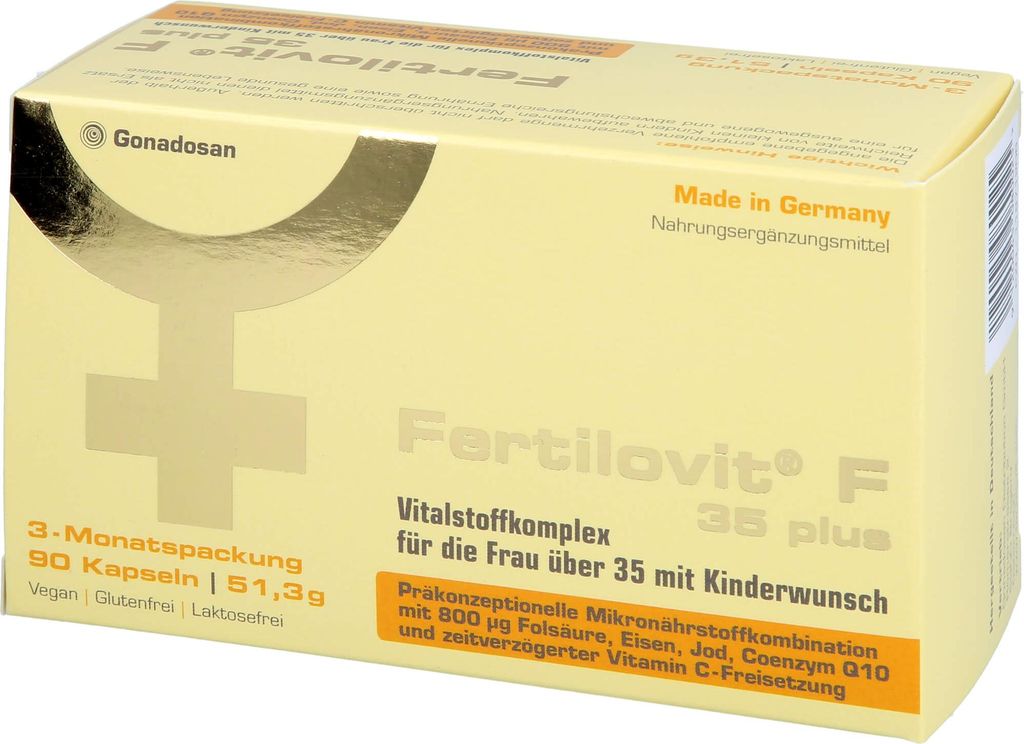 Fertilovit F 35 Plus – Integratore per donne 35+, Immagine del prodotto 