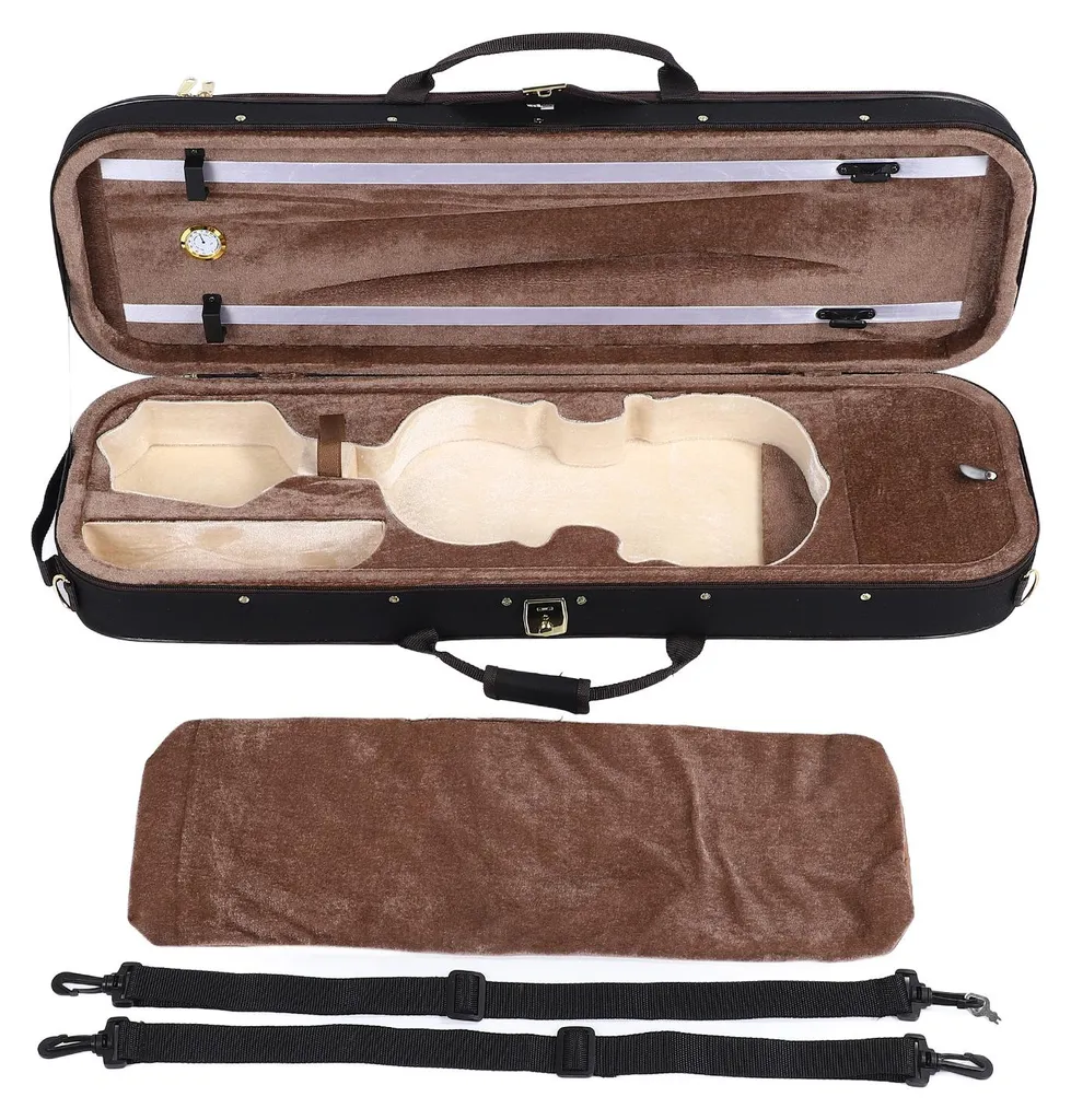 Mallette de transport violon 4/4 pour voyage avec contrôle hygrométrique