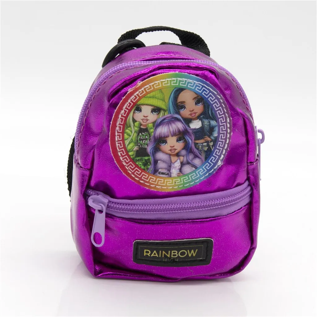 Mini Zaino Portachiavi Imbottito Rainbow High | Accessorio Glamour