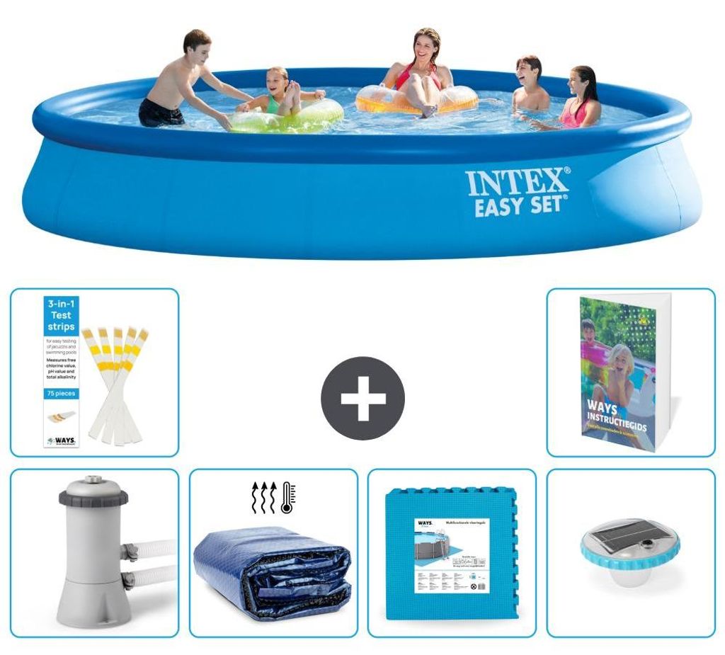 Easy Set Pool Rund - 457x84 cm - 7-teilig S326