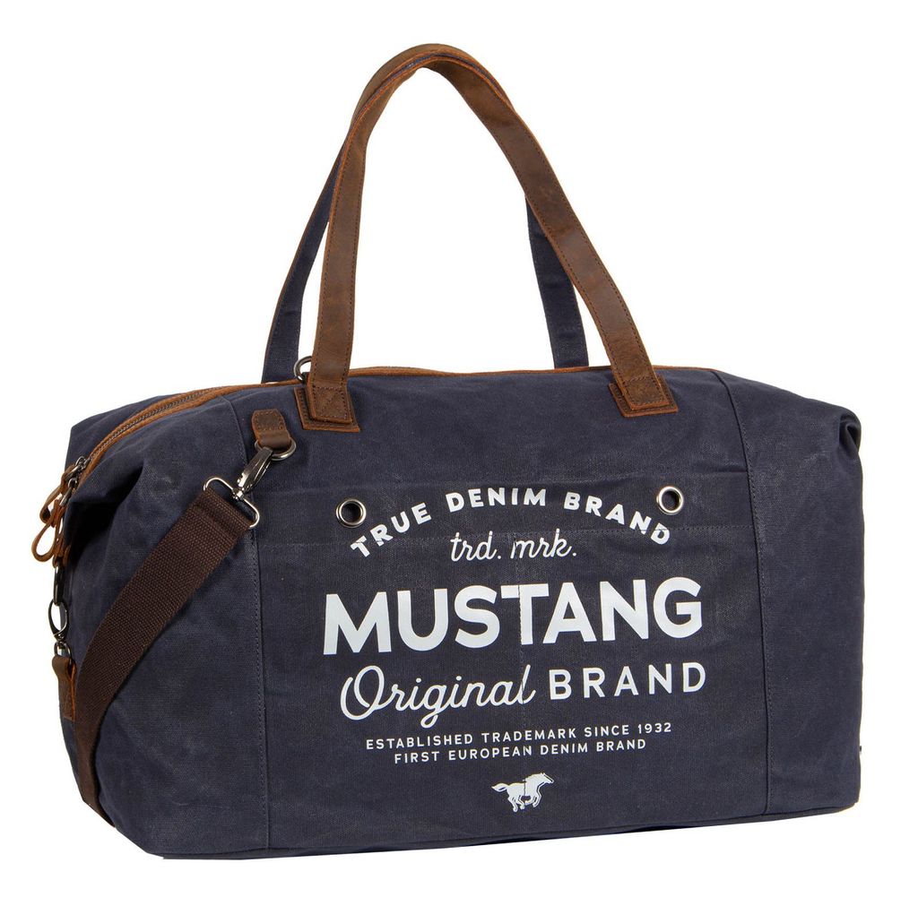 MUSTANG Reisetasche Sporttasche Genua Duffle Bag Navy blau