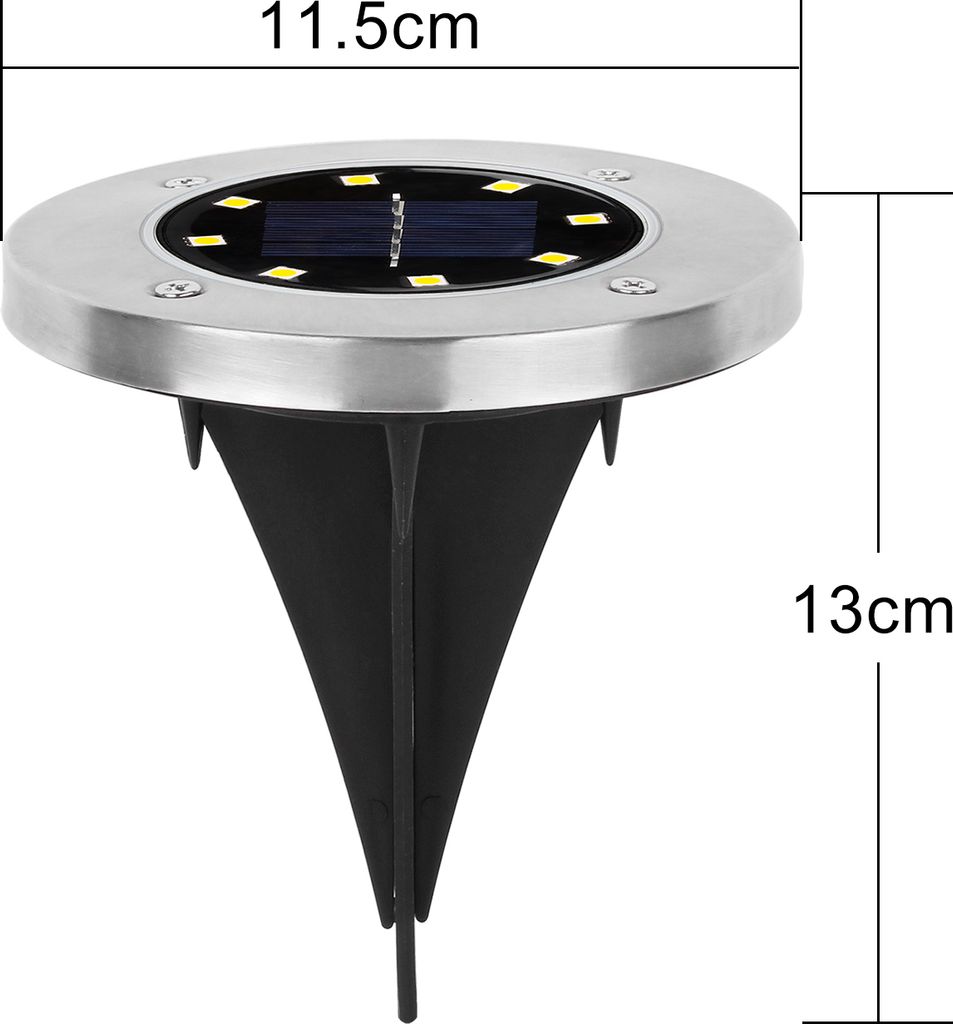 Forever 10 x LED Solarlampe Bodeneinbaustrahler Solar Produktbild 14