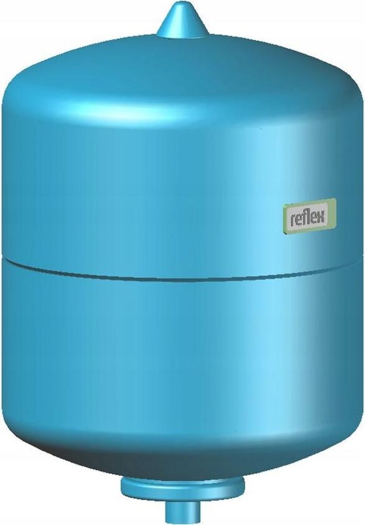 Reflex Membran-Druckausdehnungsgefäß Refix DE 12 L – 10 Bar, Vordruck 4 Bar, G 3/4, Für Brauchwasser & Fußbodenheizung, Bis 70°C