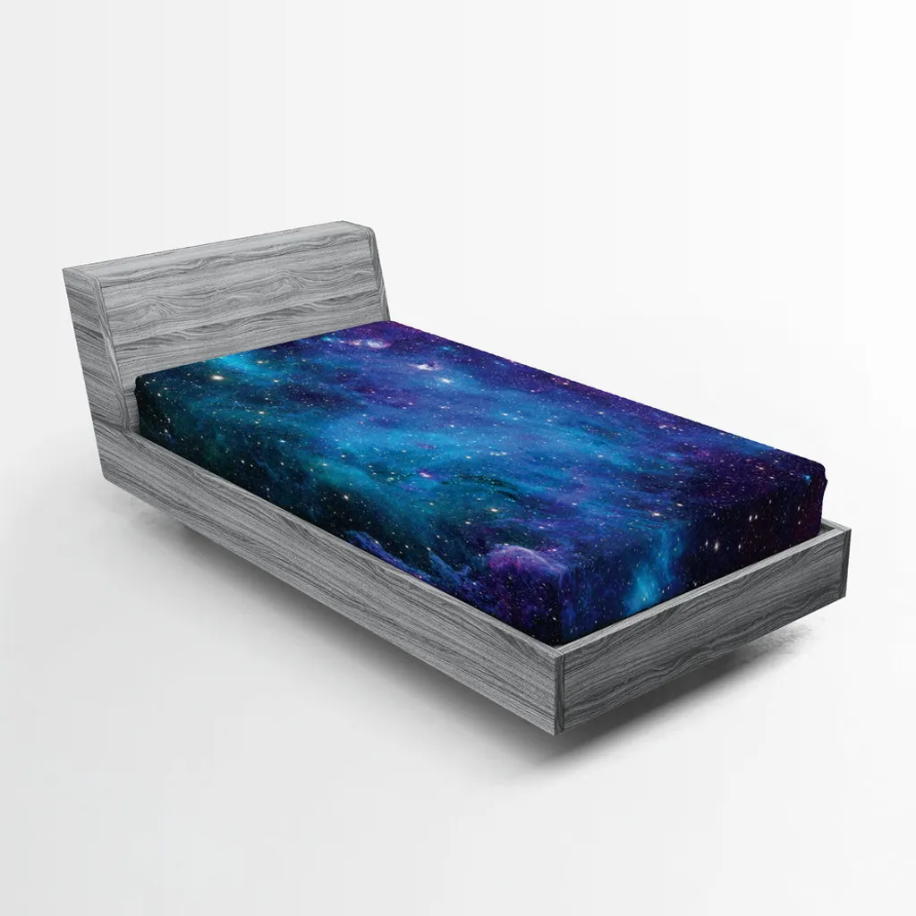 Drap-housse Décoration Espace 180x200 cm, Idéal pour Chambre Adulte Zen - 2