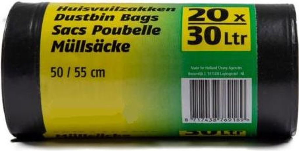 Cleany Müllsack 30l 20 Stück auf Rolle