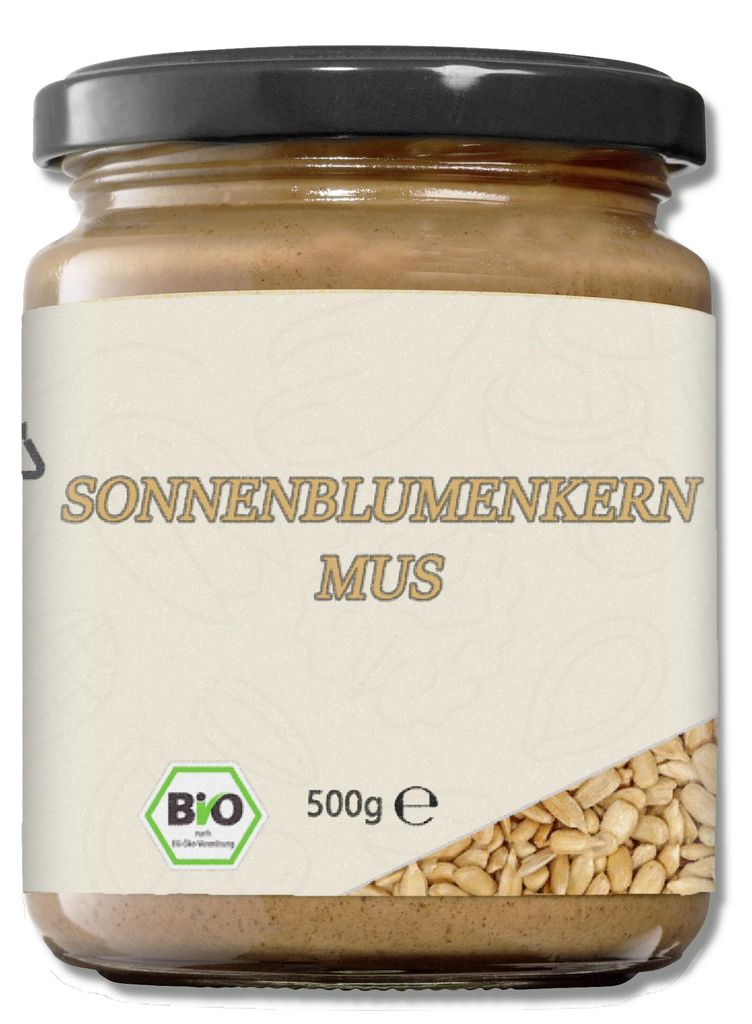 Mynatura Sonnenblumenkernmus – natürlich, vielseitig & aromatisch - an 500g - 1 Glas