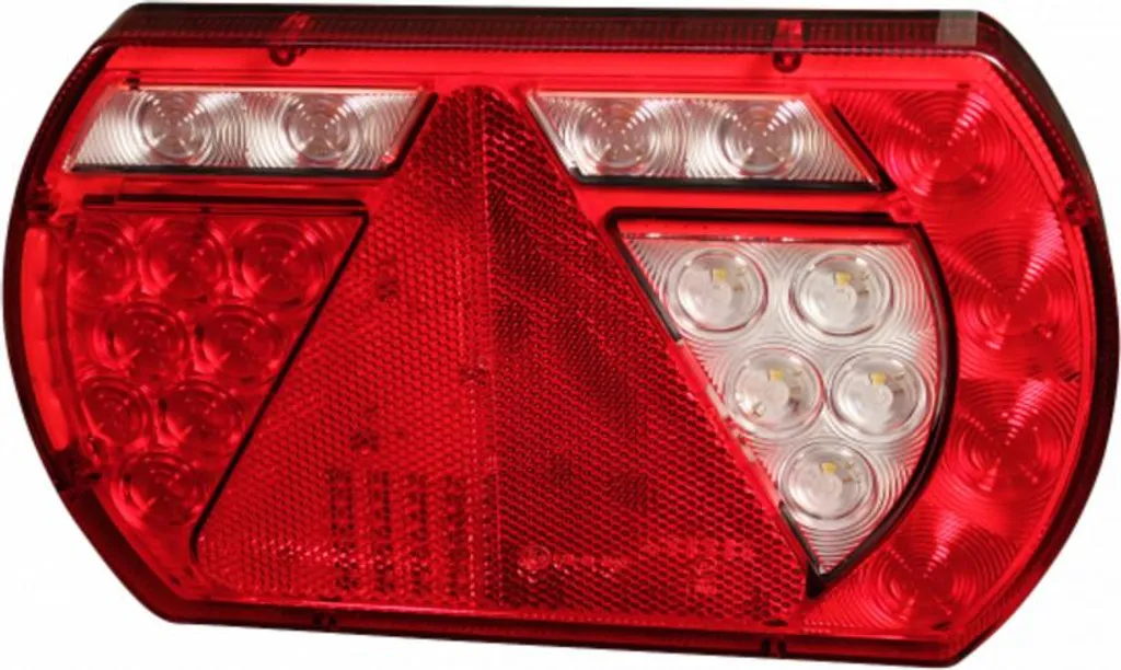 Feu LED extra-plat Lucidity 236 x 140 mm étanche côté droit 24V