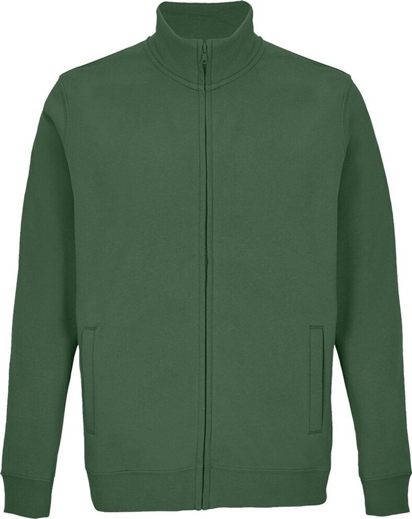 SOLS - "Cooper" Sweatjacke Durchgehender Reißverschluss für Herren/Damen Uni PC6498 (L) (Flaschengrün)
