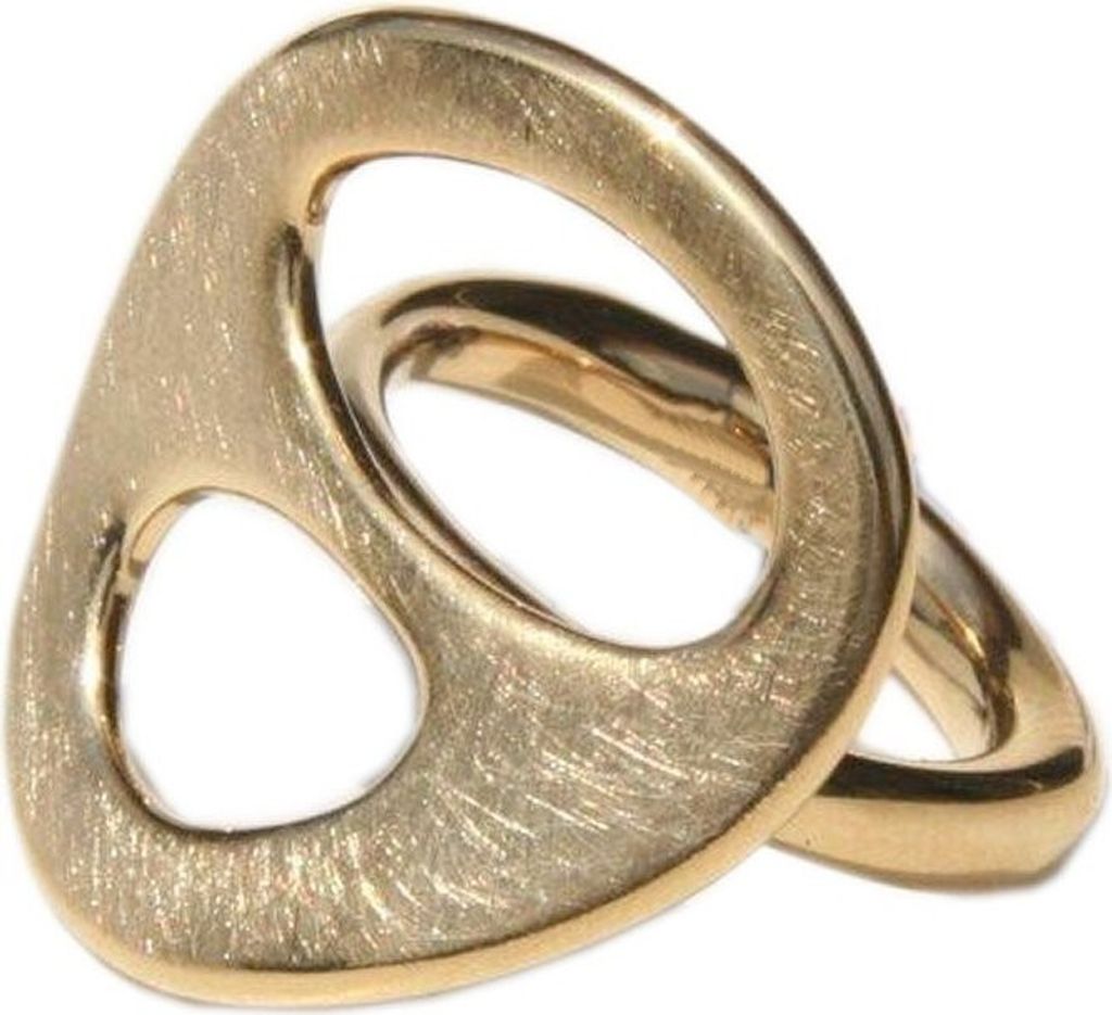 Fossil Damenring Edelstahl Gold Gr. 54(17,2mm) JF83709040505