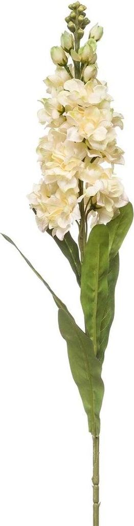 artplants.de Kunstblume Levkoje DIHALLA, Creme, 80cm - Künstliche Blume