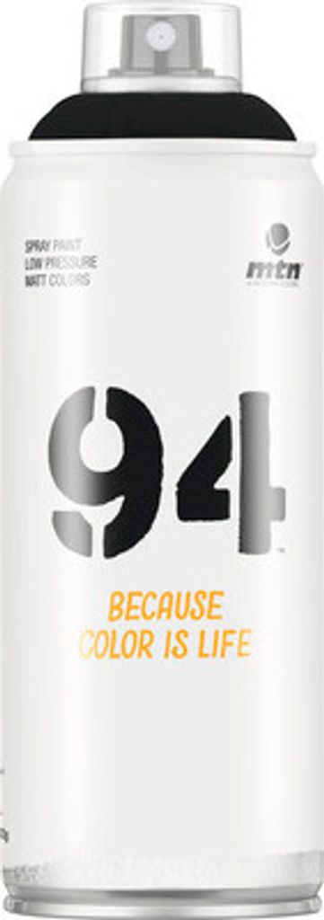 Sprühlack | MTN 94 | Matt | Low Pressure | Schwarz | 400ml