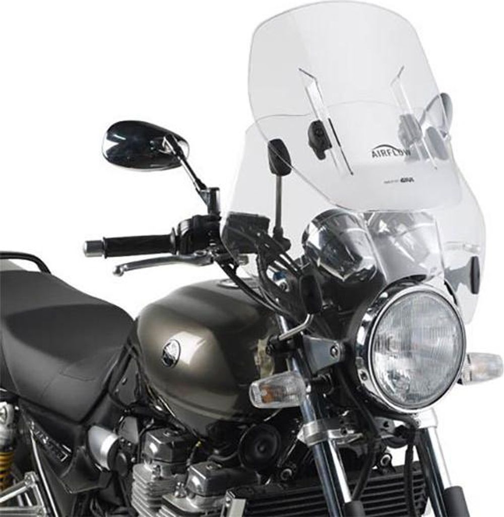 Givi AF49, pare-vent universel coulissant, transparent, Image du produit 