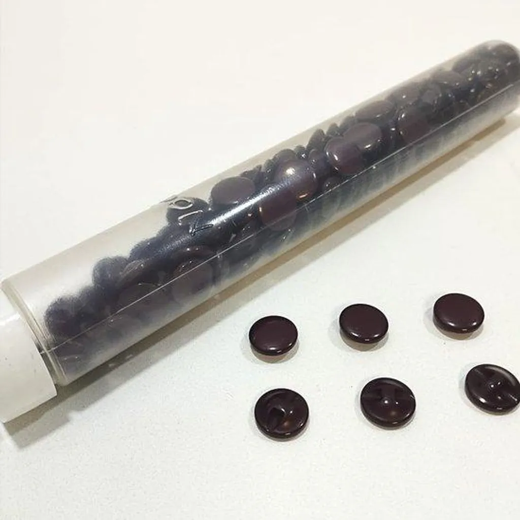 Boutons pour travaux manuels et couture, 144 pièces résine rouge