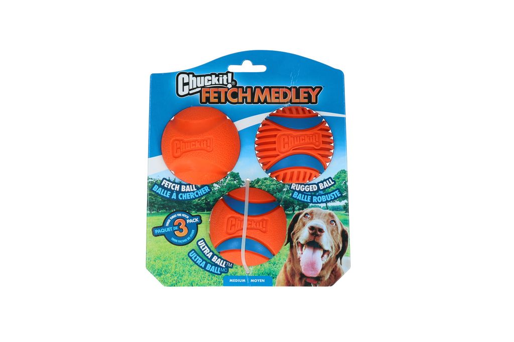 Chuckit! Dog Hračka Set loptičiek Fetch medley M 3ks Obrázok produktu 