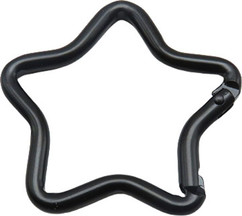 INF 10er-Pack Karabiner-Clip-Set Aluminiumlegierung D-Ring-Schlüsselanhänger
