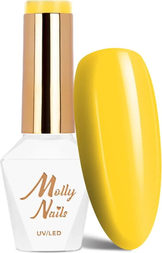 Vernis Hybride Molly Nails n° 10 Tequila Sunrise sans HEMA 8 g Orange