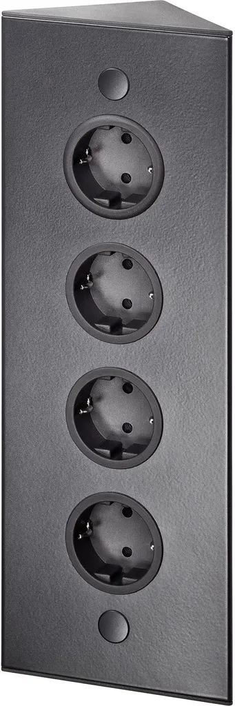 Presa da Cucina Tesi 4-fach Angolare Inox | 3500W 16A Professionale
