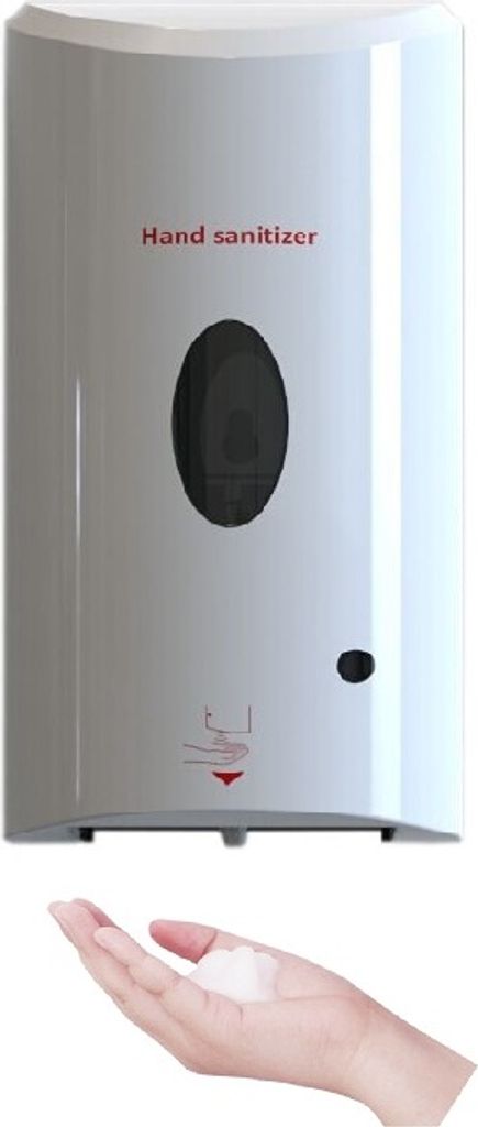 Hygiene PRO - Automatischer Infrarot Desinfektions- und Flüssigseifenspender mit Sensor - Wandmontage mit 2 Pumpen Sprüh - und Tropversion