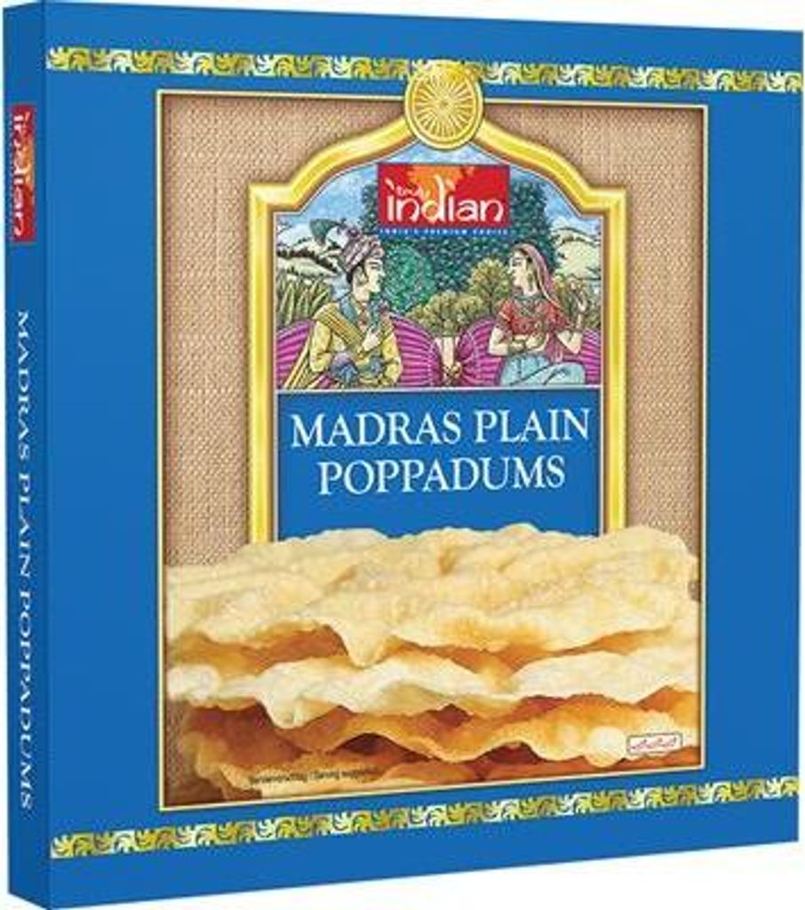 Indische Pfannkuchen Pappadums Madras 112g - Truly Indian Produktbild 