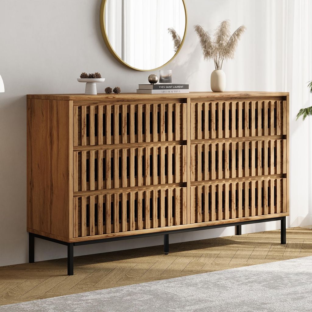 Dressoir 120 × 40 × 81 cm. Biedt meer opbergruimte en een Productafbeelding 