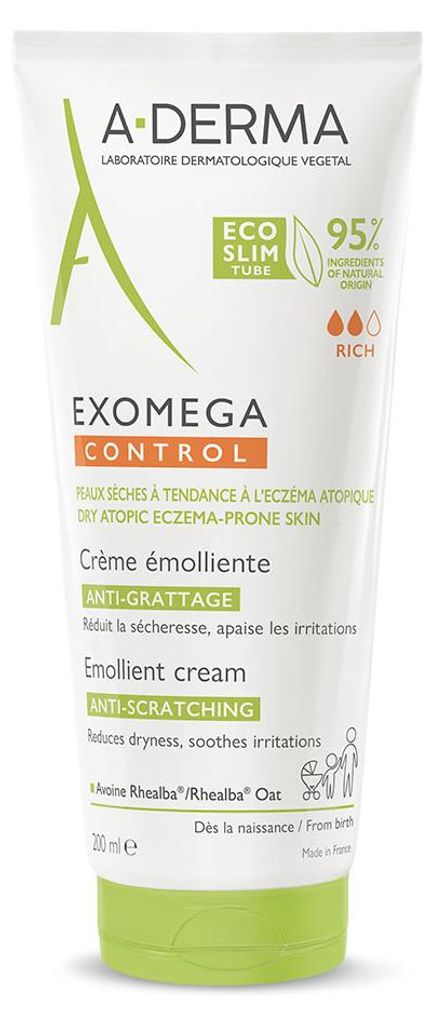A-Derma Exomega Control Crema Emolliente 200ml Immagine del prodotto 