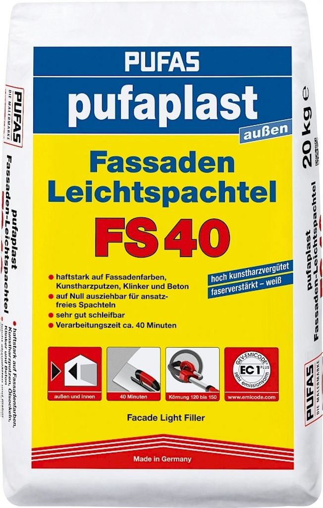 Die Malermarke - Pufaplast Renovation Filler R40 - 25kg