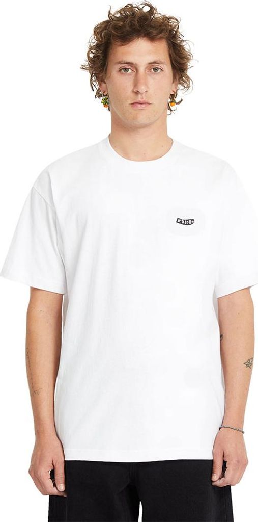 Volcom Pistol Stone Lse Kurzarm-t-shirt Weiß L Mann Weiß L