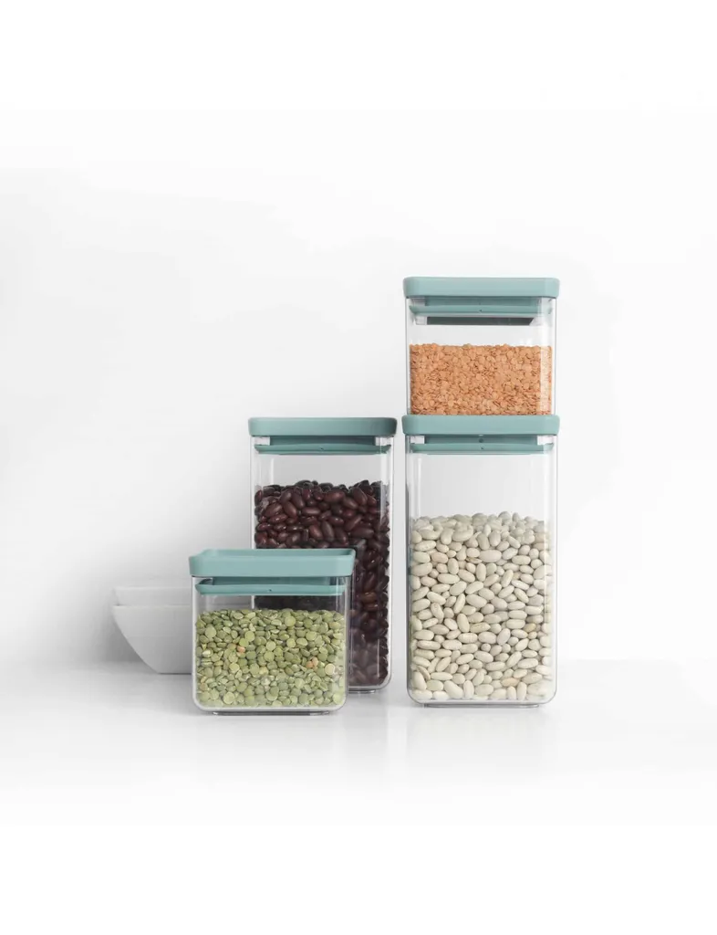Set de Conservation pour Ingrédients Secs Brabantia Tasty Gris 4u - 6