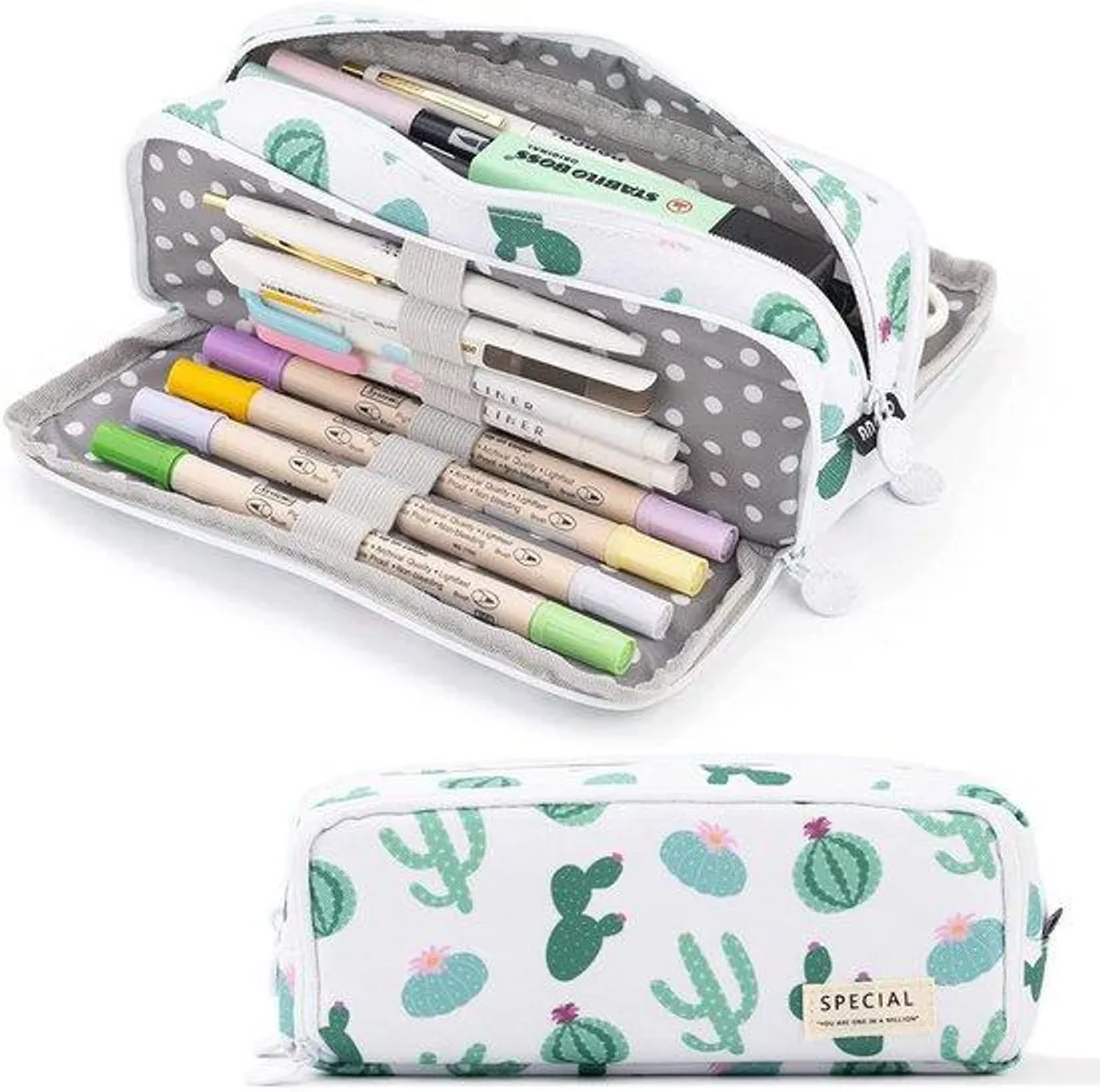 Trousse scolaire triple compartiment idéale pour organiser ses stylos