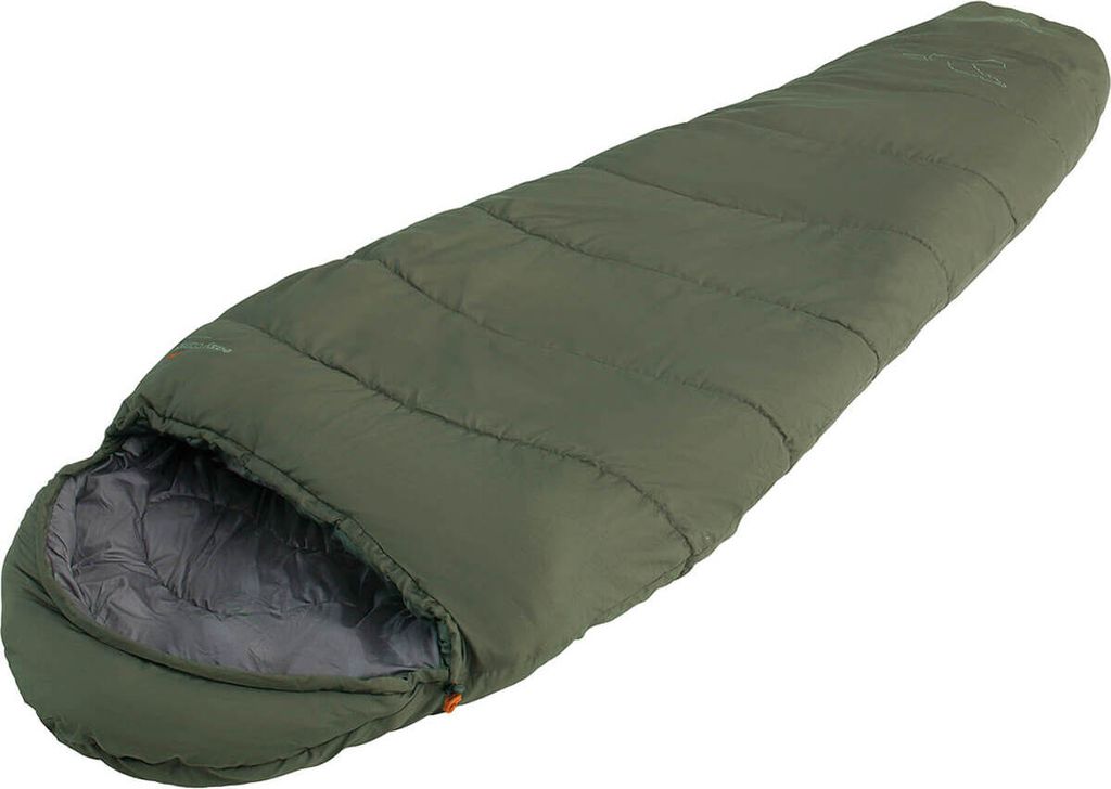 Easy Camp Raven II Mummy -1°C | Sleeping Bag | 215 x 76 x 50 cm | -16 to 4 °C | Two-way open-end