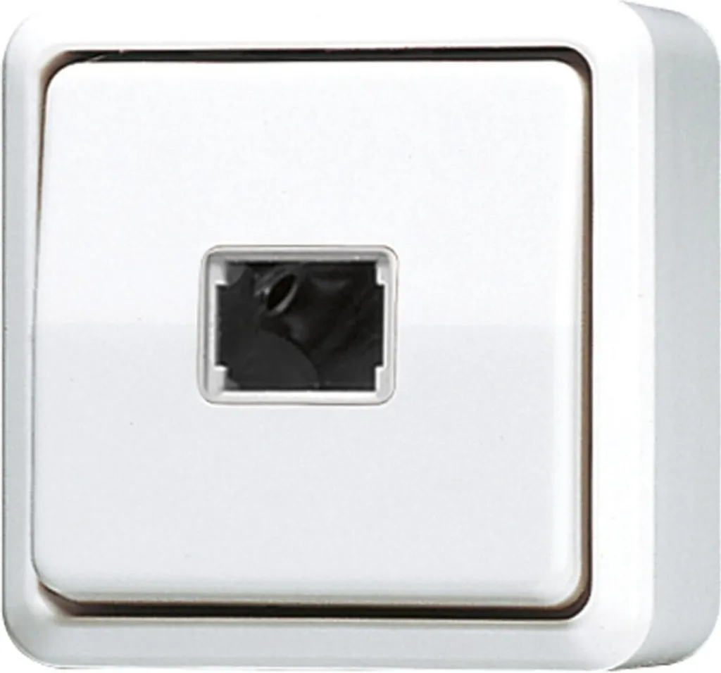 Interrupteur Électrique Va-et-vient Jung 631 A WW Blanc pour Maison