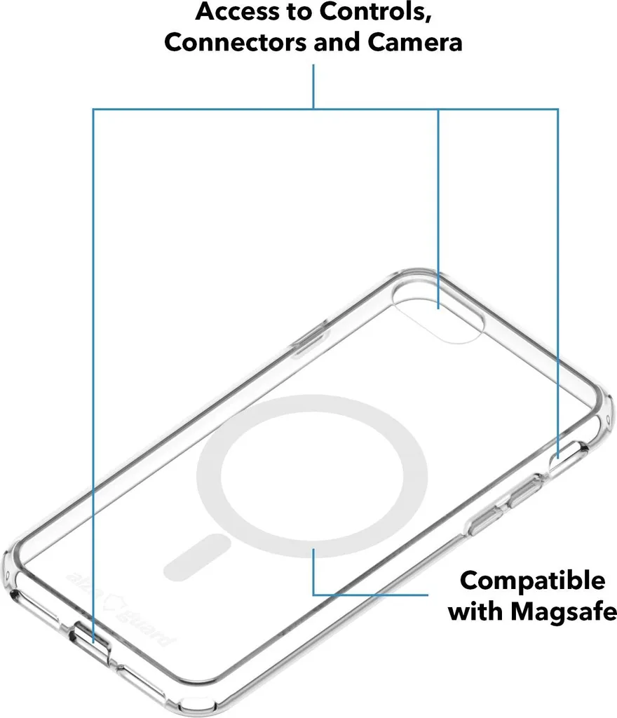 Housse de Protection Transparente MagSafe iPhone SE 2022 et iPhone 8/7