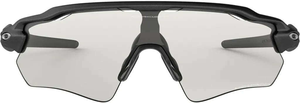 Oakley Radar EV Path Steel Clear : Stop au Vent et aux Yeux Irrités
