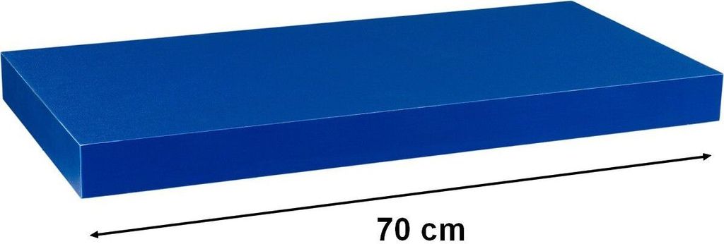 Stilista Nástěnná police Volato 70 cm, modrá Obrázek produktu 