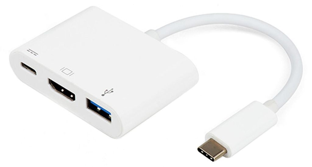VIVanco™Adaptateur USB Type C HDMI 3 en 1 Image du produit 
