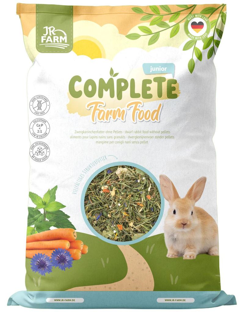 JR Complete Farm Food Zwergkaninchen Junior, 5 kg Produktbild 