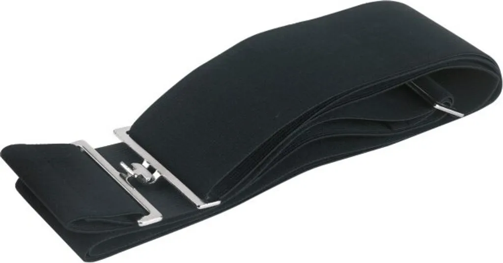 Kerbl Elastic Blanket Girth elastico nero 8cm, Taglia:Taglia unica