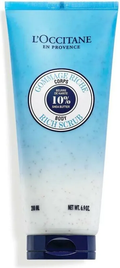 Soin Gommage Riche Karité L'Occitane 200ml - Nutrition et Douceur