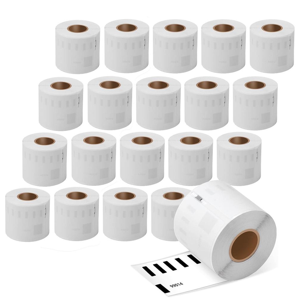 Phomemo 20 Rollen Etiketten Kompatible mit Dymo 99014 Label Writer Versandetiketten 54 mm x 101 mm für Dymo 4XL 450 450 Turbo, 220 Stück pro Rolle