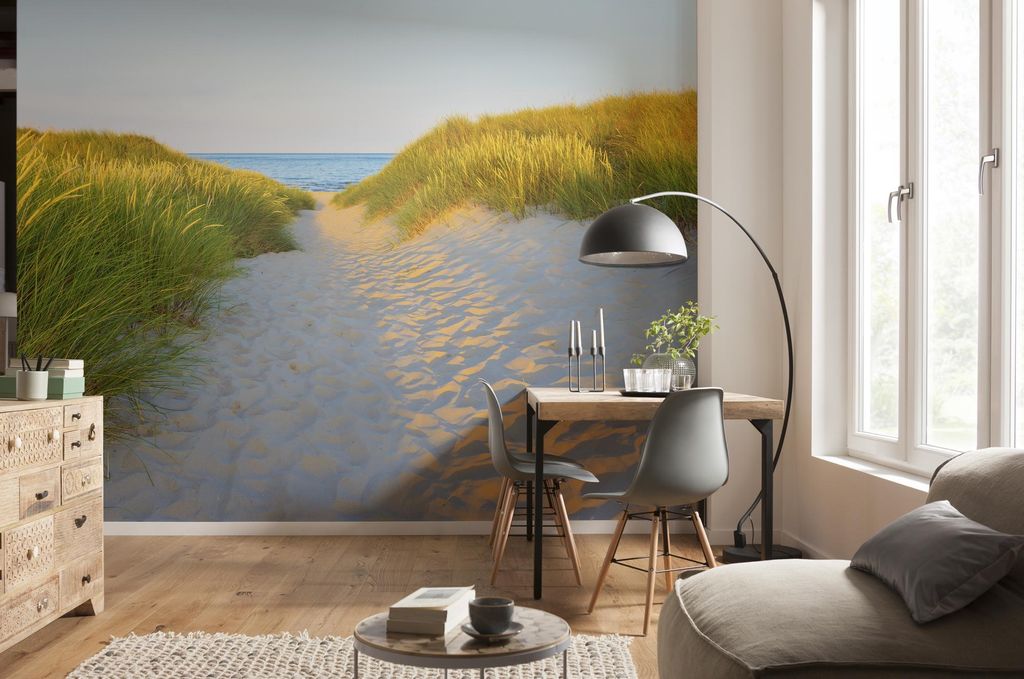 Komar Fototapete "Sandy Path", bunt, 368 x 254 cm