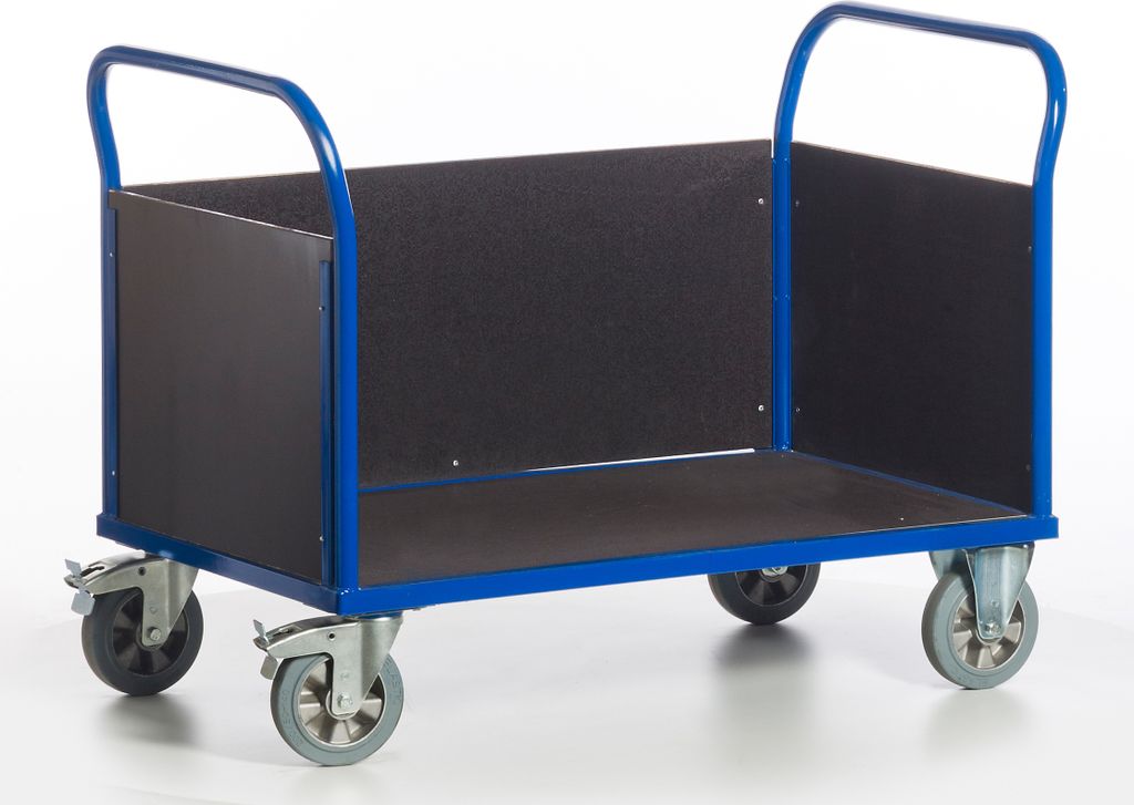 Rollcart schwerer Dreiwandwagen, Ladefläche:1000x680 mm