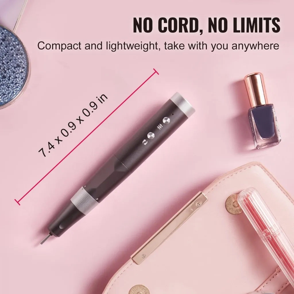 Fresa Unghie 30000 Giri Professionale - Lima Elettrica Gel e Acrilico - 6