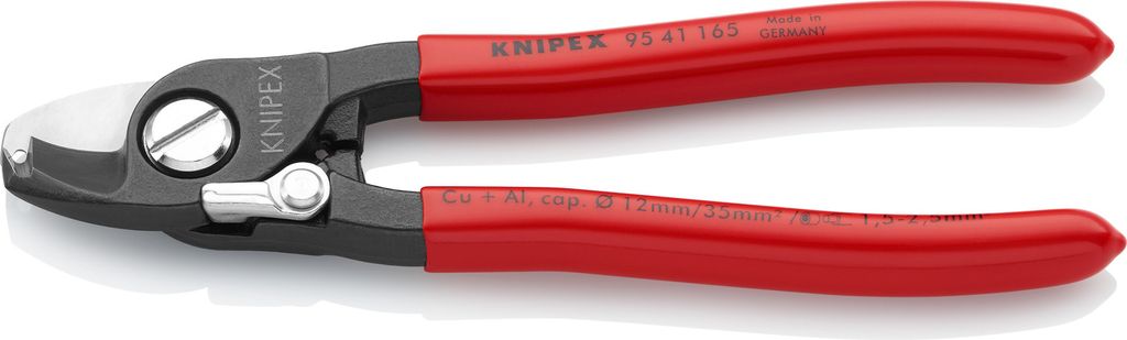 Knipex 95 41 165 Kabelschere mit Abisolierfunktion