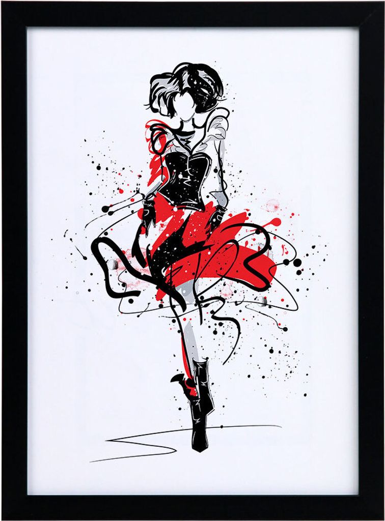 FlexiFrame Leichter Blockprofil Kunststoff Bilderrahmen mit Acrylglas Plastikrahmen - Farbe: Schwarz | Format: 13x18