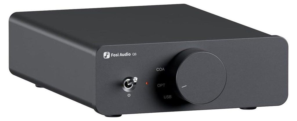 Fosi Audio Q6 Mini DAC – USB-C, OPT/COAX – RCA & Sub – 32 Immagine del prodotto 