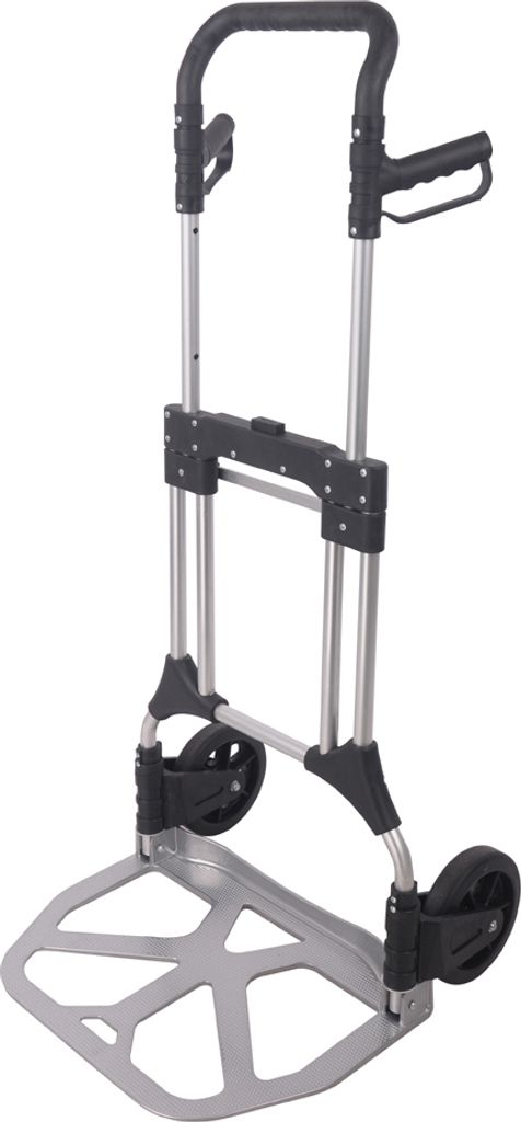 pavo Transportkarre klappbar Tragkraft: bis 200 kg aus Aluminium schwarz / grau